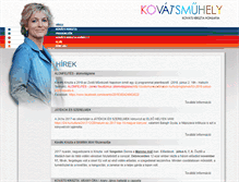 Tablet Screenshot of kovatsmuhely.hu